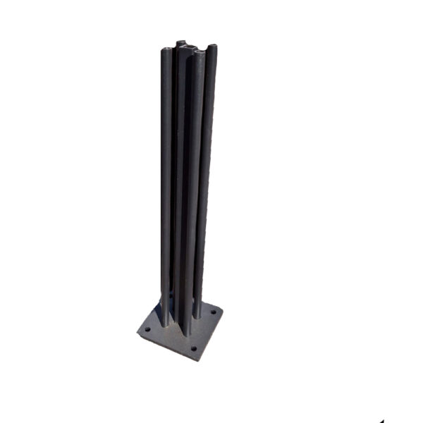 Fence post iron base